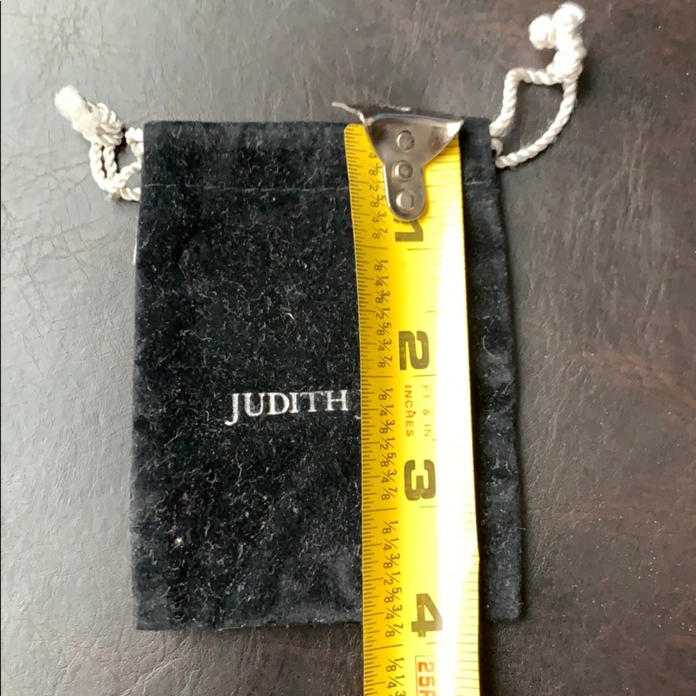 Judith Jack Authentic Black Drawstring Jewelry Bag - image 5